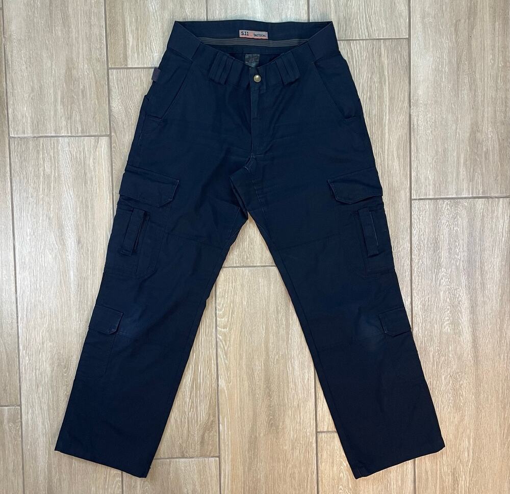 5.11 Tactical Taclite Pro Pants Womens 10 Navy Cargo Utility Outdoor Work